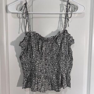 Adored Vintage, Black and White top, Size M